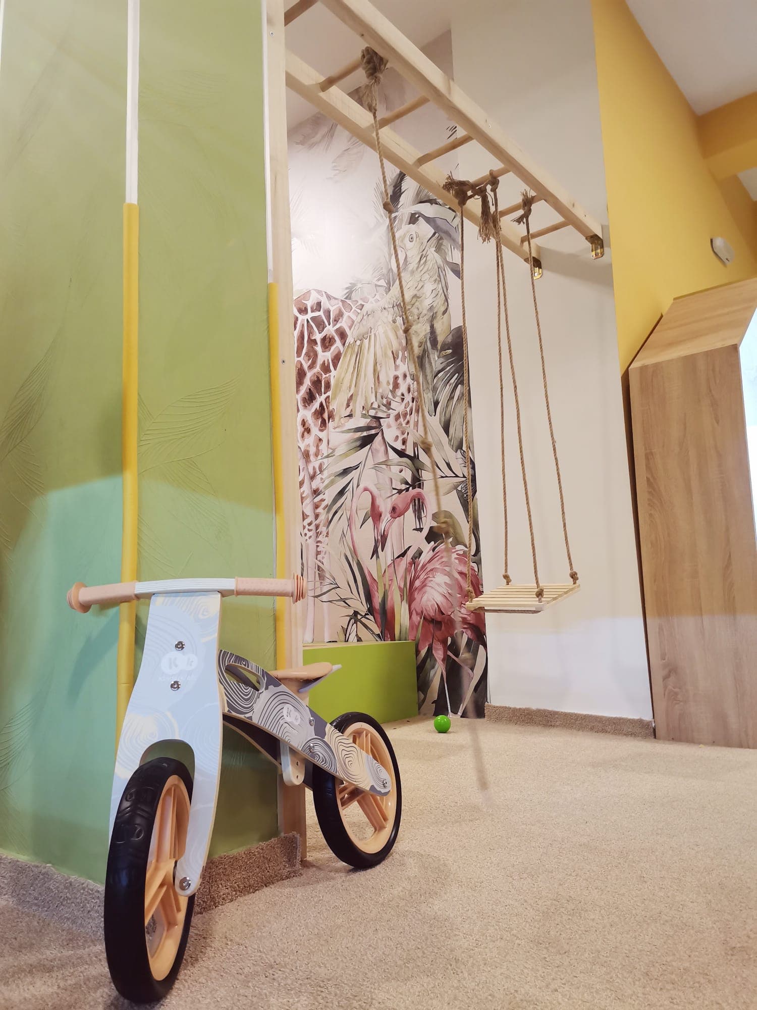 Children on a slide