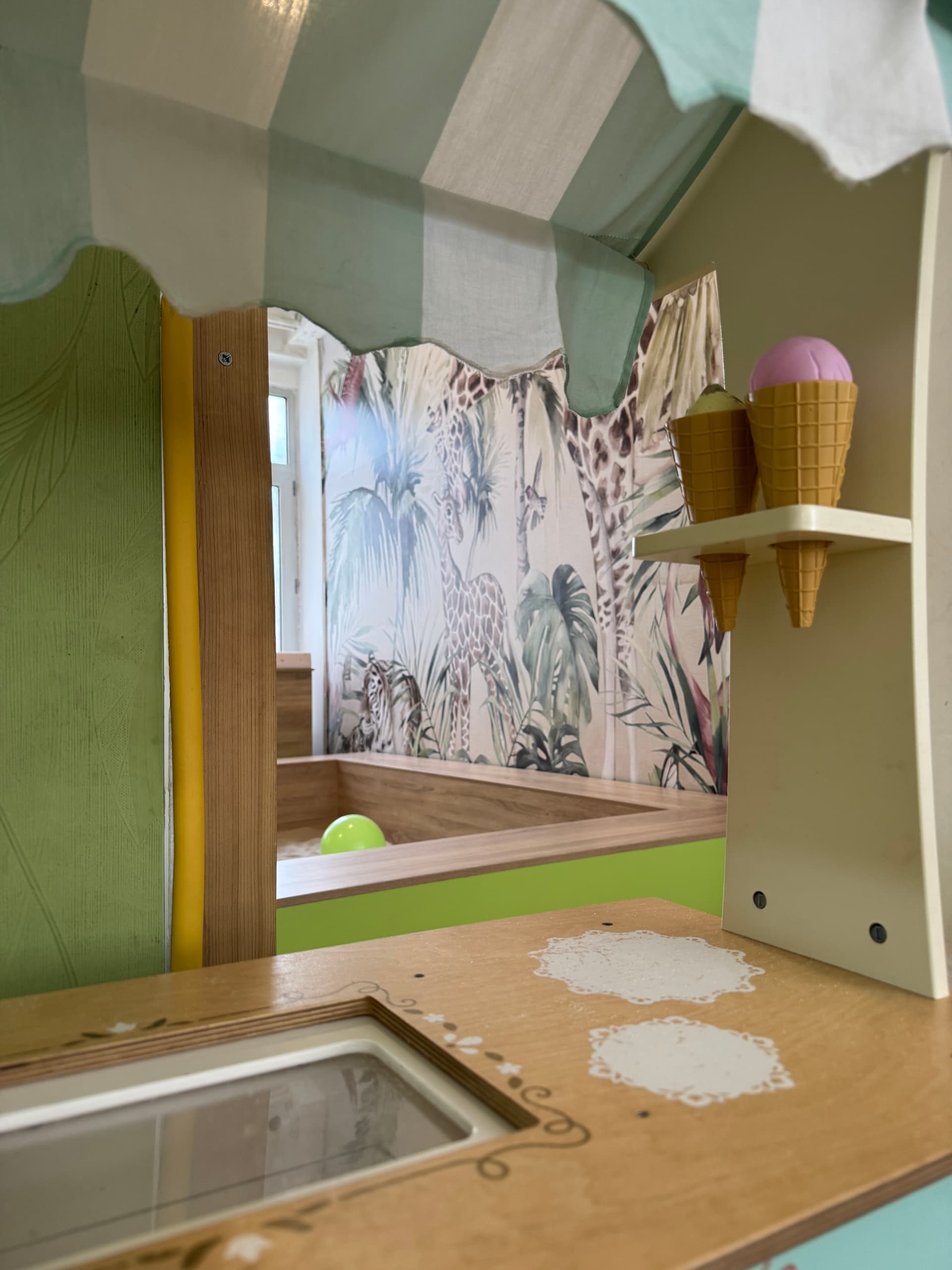 Colorful indoor playground