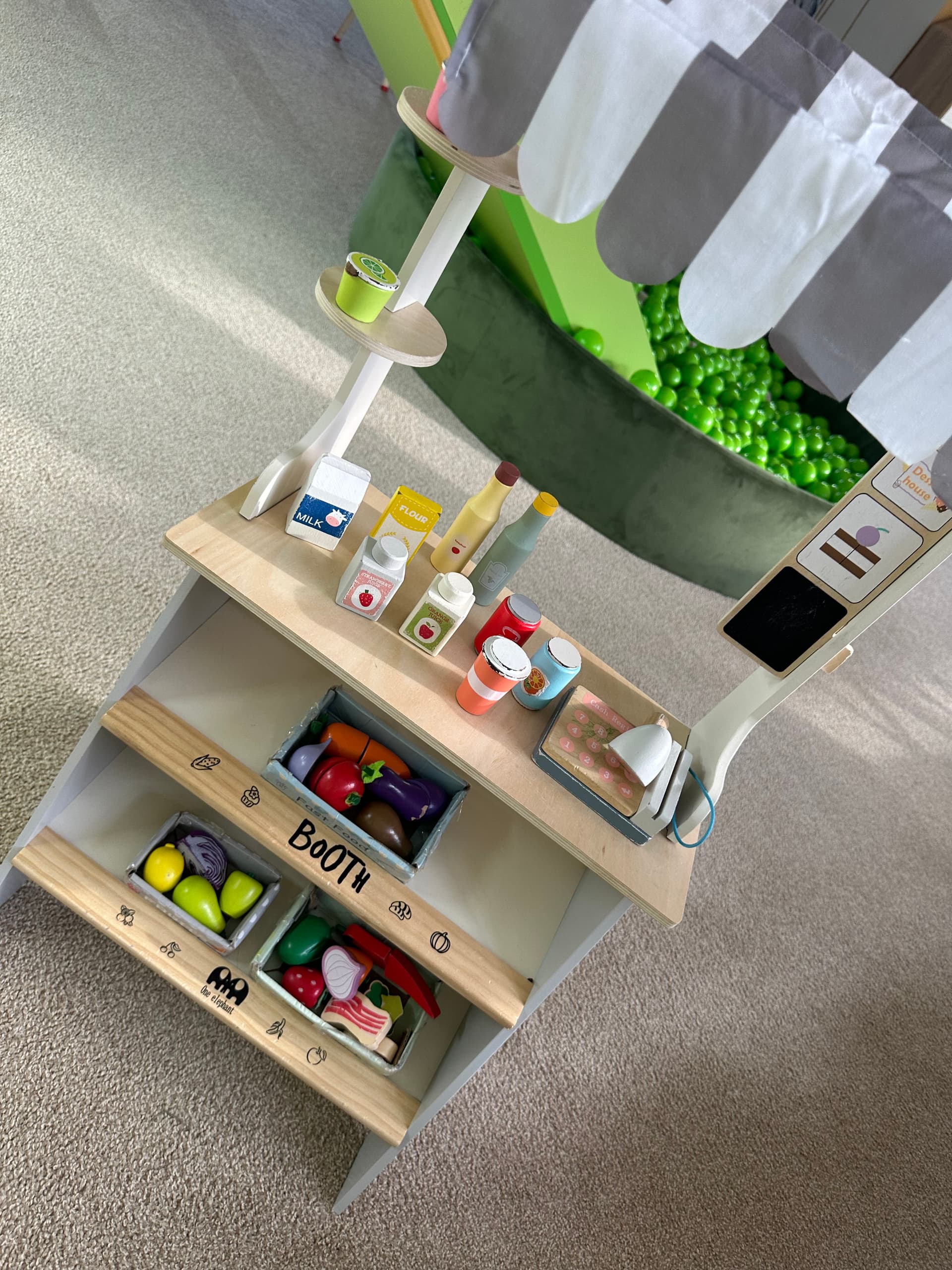 Educational corner for kids