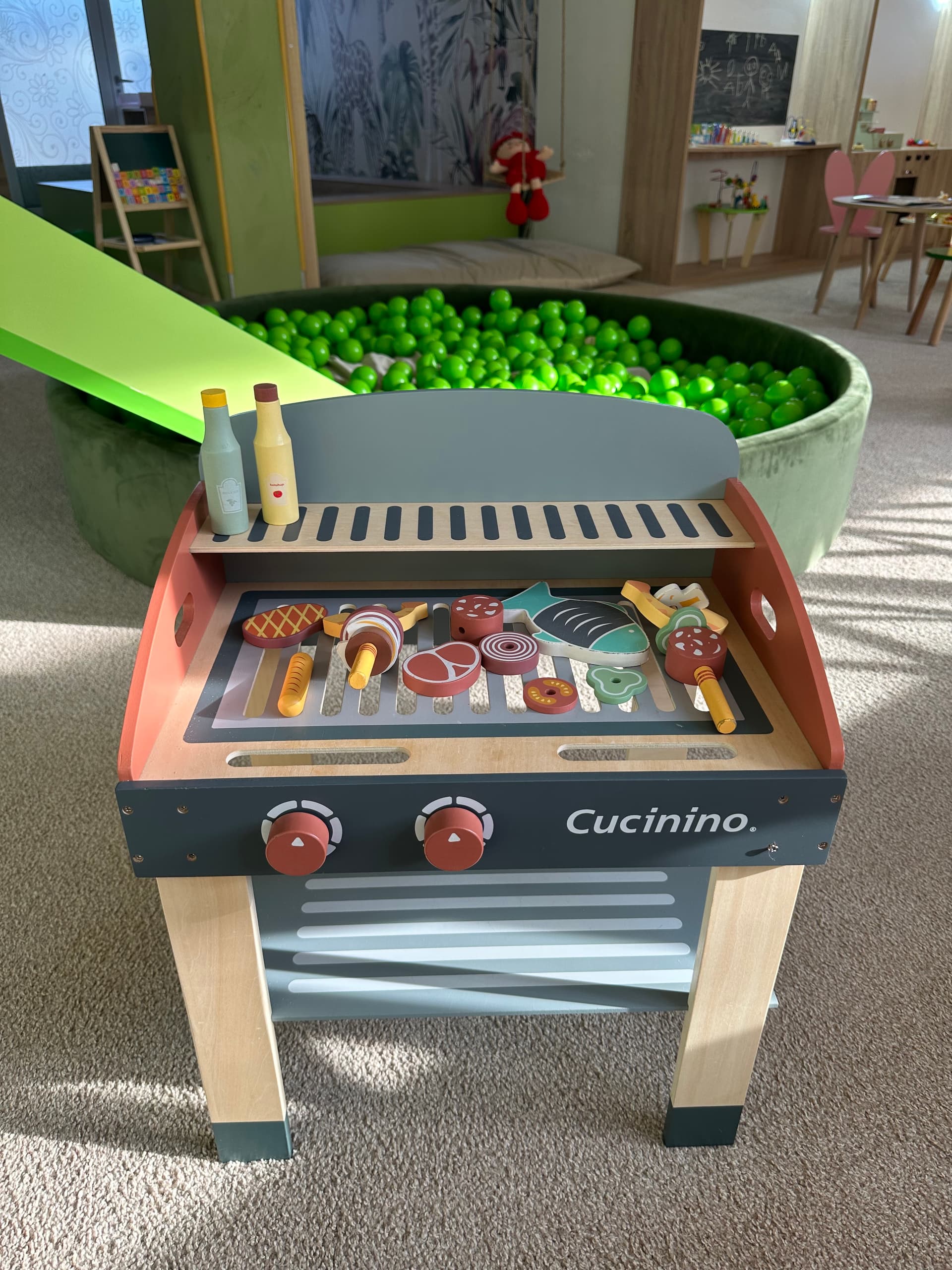 Kids playing in the playroom