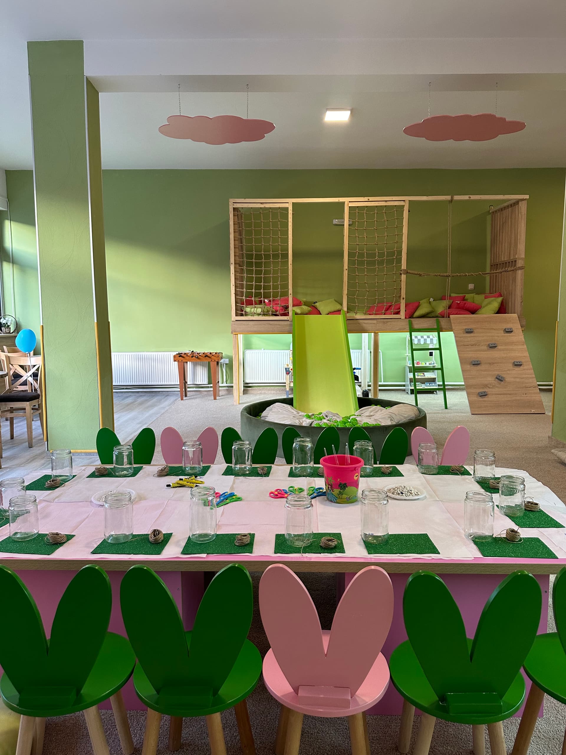 Colorful indoor playground