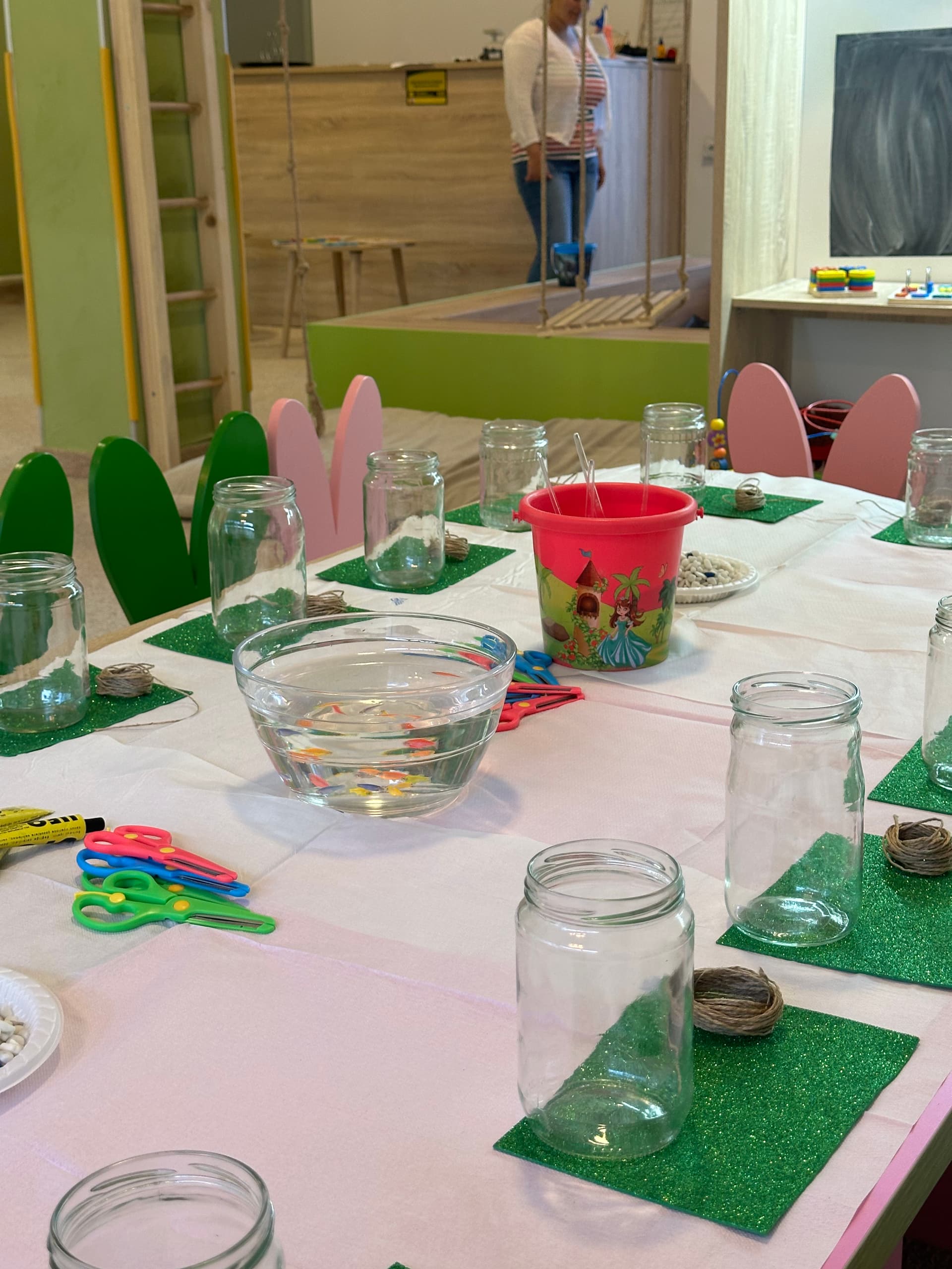 Colorful indoor playground